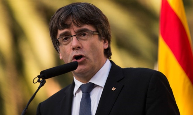 Thủ hiến Catalonia Carles Puigdemont. (Nguồn: newvision.co.ug)
