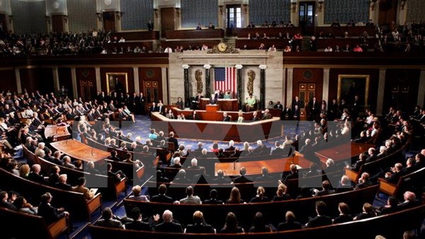 Toàn cảnh một phiên họp Quốc hội Mỹ ở Washington DC. (Nguồn: Washington Examiner/TTXVN)