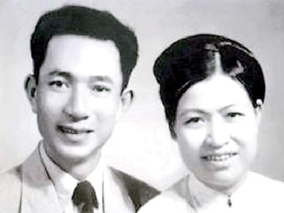 Vợ chồng ông Trịnh Văn Bô, bà Hoàng Thị Minh Hồ thời trẻ. (Nguồn: Thethaovanhoa.vn)