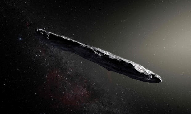 Vật thể có hình dạng giống điếu xì gà khổng lồ được phát hiện trong không gian . (Nguồn: AFP/Getty Images)