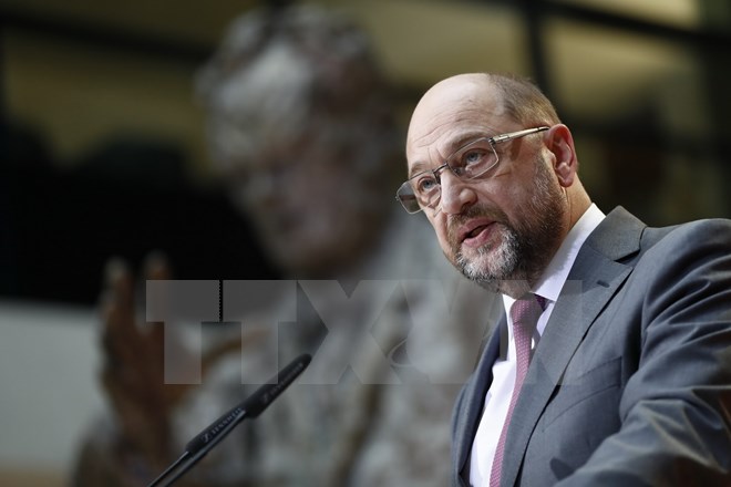 Chủ tịch SPD, ông Martin Schulz . (Nguồn: AFP/TTXVN)