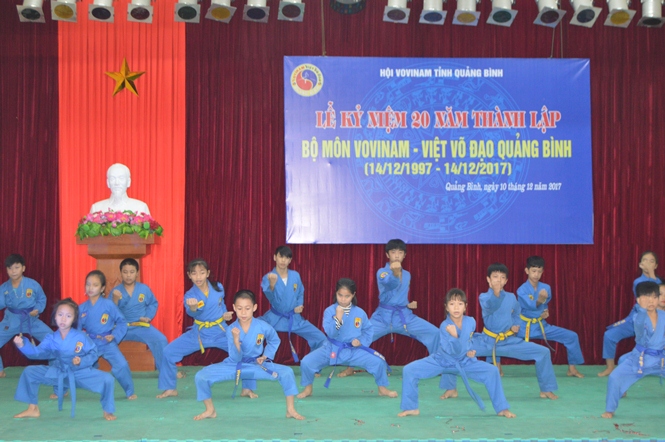 Vovinam Quảng Bình đã được đưa vào dạy chính khóa tại một số trường học. 