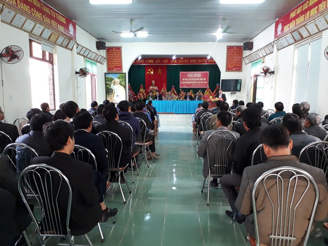 Đại biểu HĐND tỉnh tiếp xúc với cử tri huyện Quảng Trạch tại xã Quảng Tiến