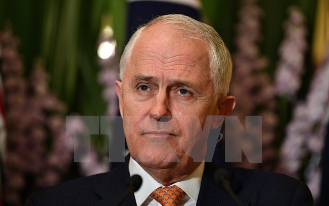 Thủ tướng Australia Malcolm Turnbull1. (Nguồn: AFP/TTXVN)