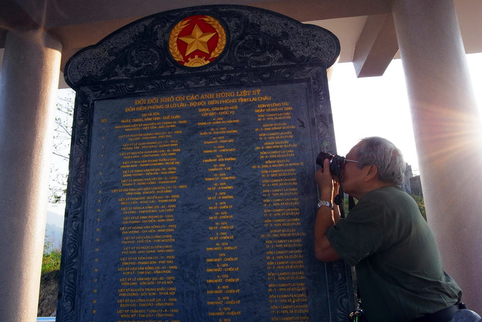  Họ tên những người lính hy sinh ngày 17-2-1979 ở Đồn biên phòng Sì Lờ Lầu, tỉnh Lai Châu - Ảnh : TIẾN LONG