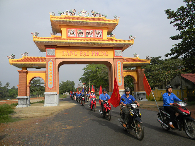 Đổi thay làng Đại Phong (Phong Thủy) sau khi đạt chuẩn nông thôn mới.