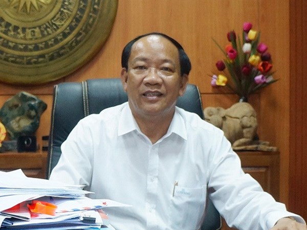 Ông Đinh Văn Thu, Chủ tịch UBND tỉnh Quảng Nam. (Ảnh: Nguyễn Sơn/TTXVN)