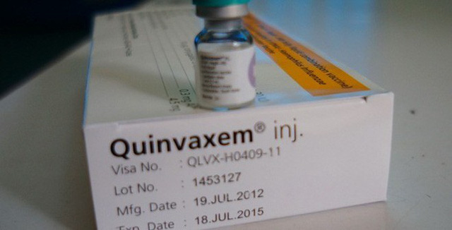 Vắc xin 5 trong 1 Quinvaxem - Ảnh: TT