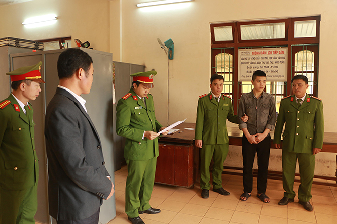 Lưu Quang Kiệt, kẻ cầm đầu gây rối tại Bệnh viện đa khoa huyện Bố Trạch bị cơ quan CSĐT, Công an huyện Bố Trạch khởi tố về tội danh 
