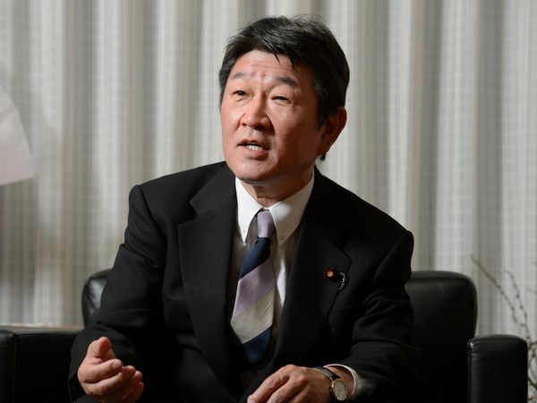 Bộ trưởng phụ trách vấn đề Hiệp định CPTPP của Nhật Bản Toshimitsu Motegi. (Nguồn: Bloomberg)