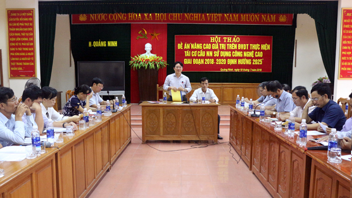 Quảng Ninh: Định hướng áp dụng công nghệ cao vào sản xuất nông nghiệp