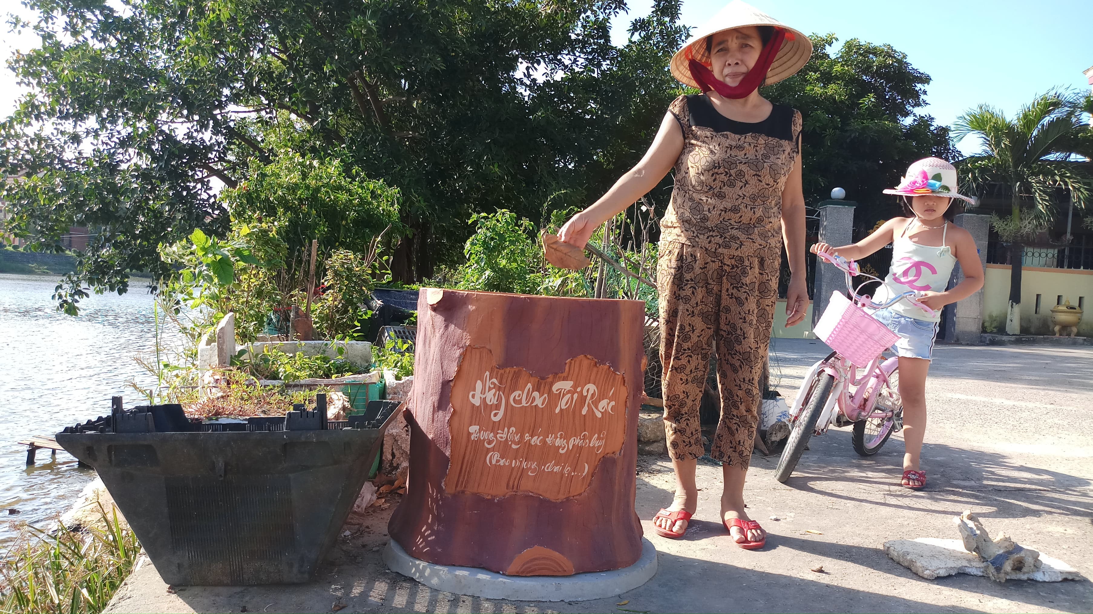 Mô hình 'Vệ sinh môi trường bến nước ở Kiến Giang'