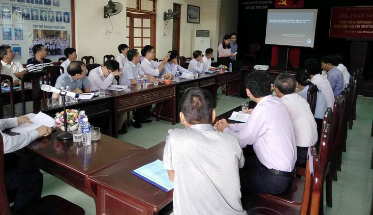 Hội thảo nhằm đánh giá tiềm năng, thế mạnh để giúp cho người nuôi tôm Quảng Bình phát triển hơn trong thời gian tới.
