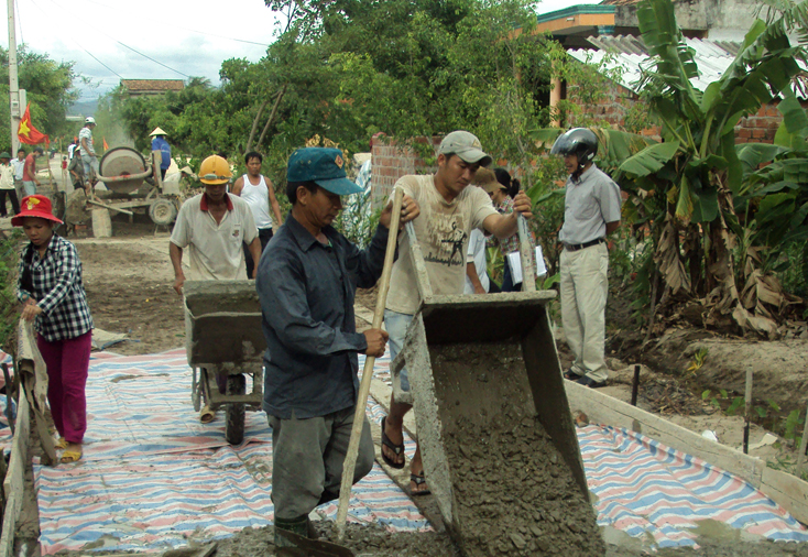 Hội CCB xã Gia Ninh:  Nêu gương sáng trong xây dựng nông thôn mới