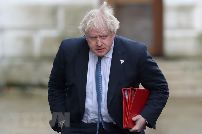 Cựu Ngoại trưởng Anh Boris Johnson. (Nguồn: AFP/TTXVN)