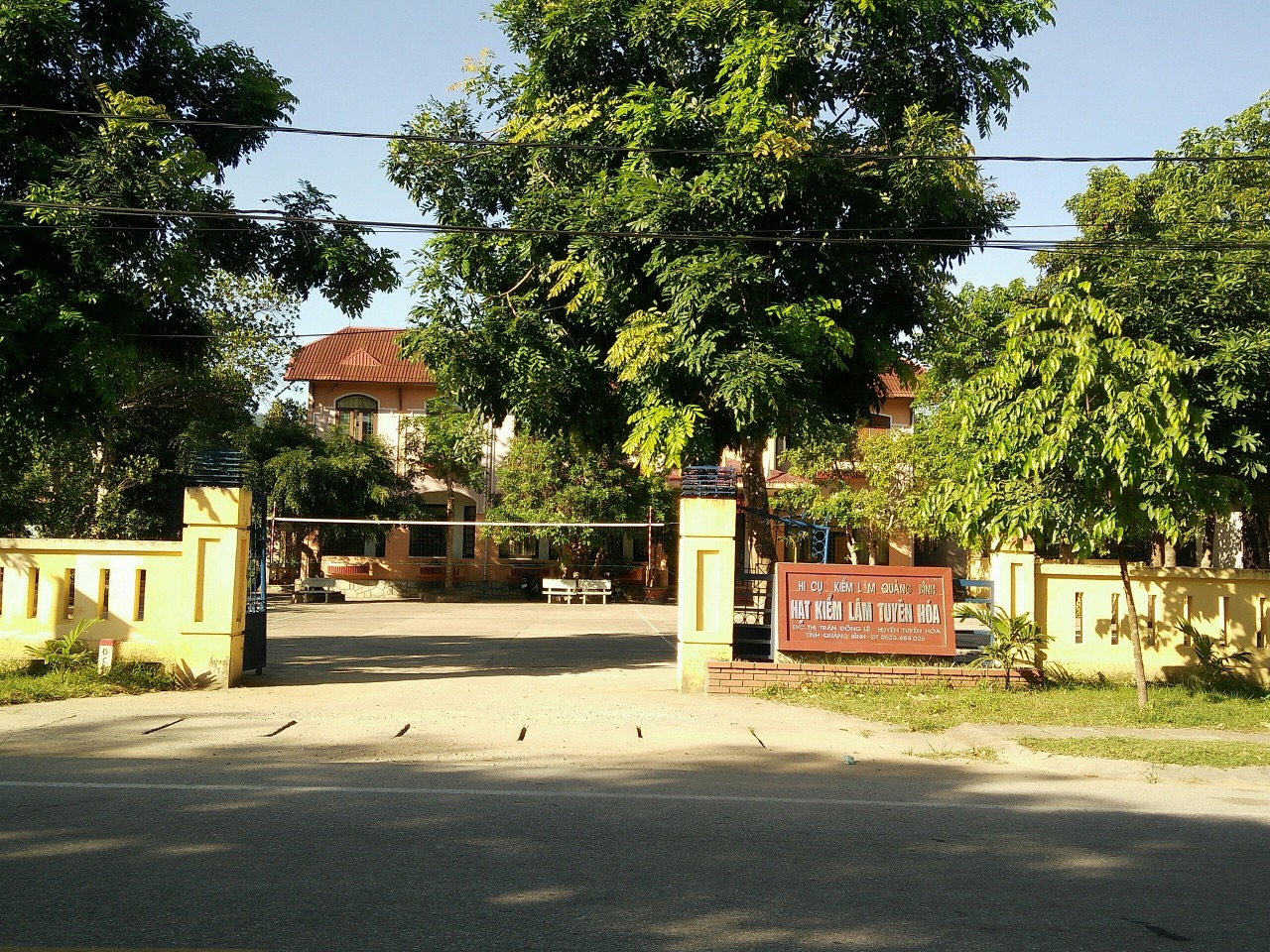 Trụ sở Hạt kiểm lâm Tuyên Hóa, nơi xảy ra vụ việc