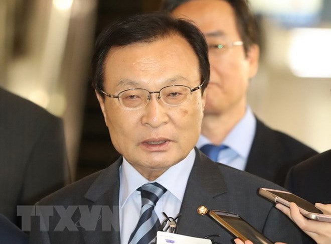 Chủ tịch đảng Dân chủ cầm quyền tại Hàn Quốc, ông Lee Hae-chan. (Nguồn: Yonhap/TTXVN)