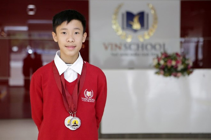 Chân dung cậu học sinh Nguyễn Tử Minh xuất sắc đạt kết quả 8.0 IELTS. ( Ảnh: CTV)