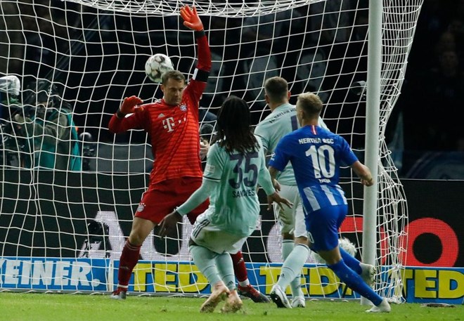  Ondrej Duda ấn định chiến thắng cho Hertha Berlin. (Nguồn: AFP)