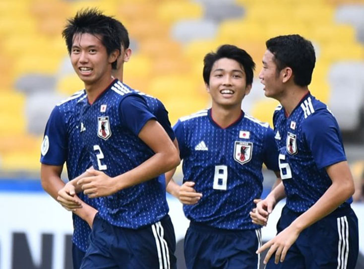 U16 Nhật Bản vào bán kết U16 châu Á 2018. (Nguồn: AFC)