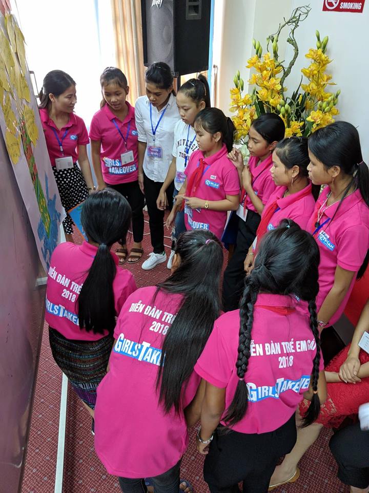 Trẻ em Quảng Bình tham gia diễn đàn Trẻ em gái 2018 tại thủ đô Hà Nội