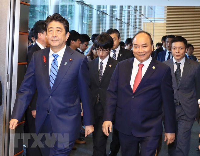 Báo chí Nhật đưa tin đậm về chuyến thăm của Thủ tướng Nguyễn Xuân Phúc