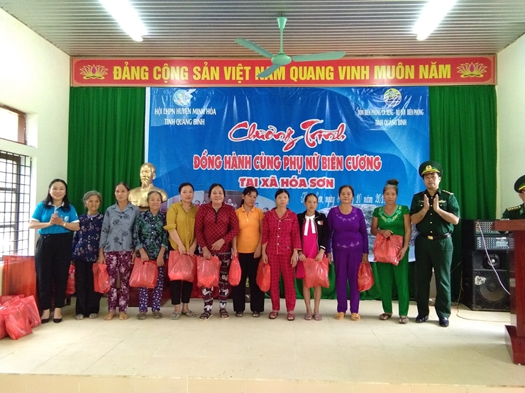 Đồng hành cùng phụ nữ xã biên giới Hóa Sơn