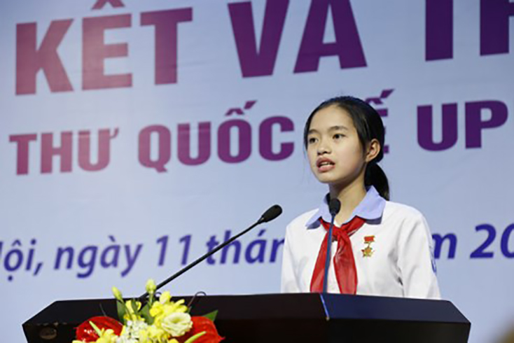 Nữ sinh Việt Nam đoạt giải ba cuộc thi viết thư quốc tế UPU