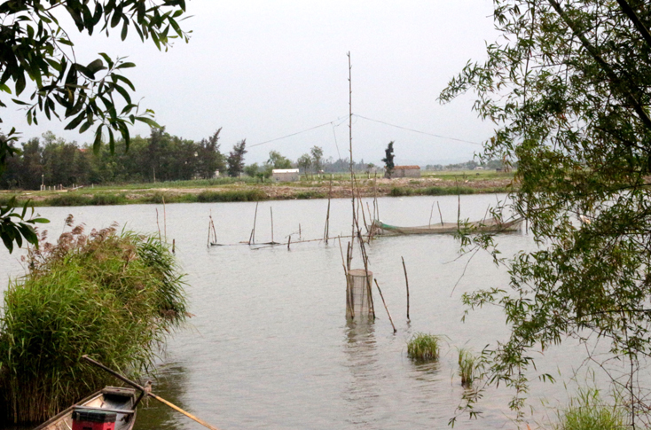 Tiền thuê mặt nước là một trong những khoản thu vượt cao của huyện Quảng Ninh.