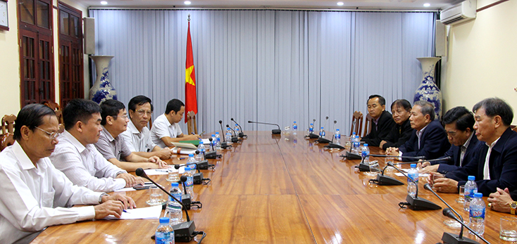 Lãnh đạo UBND tỉnh tiếp và làm việc với Hội Thái-Việt tỉnh Nakhon Phanom