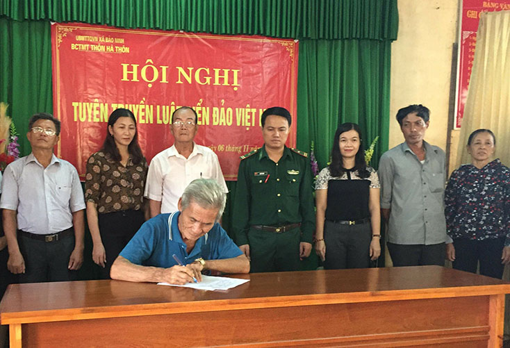 Tăng cường hiểu biết pháp luật cho bà con ngư dân xã Bảo Ninh