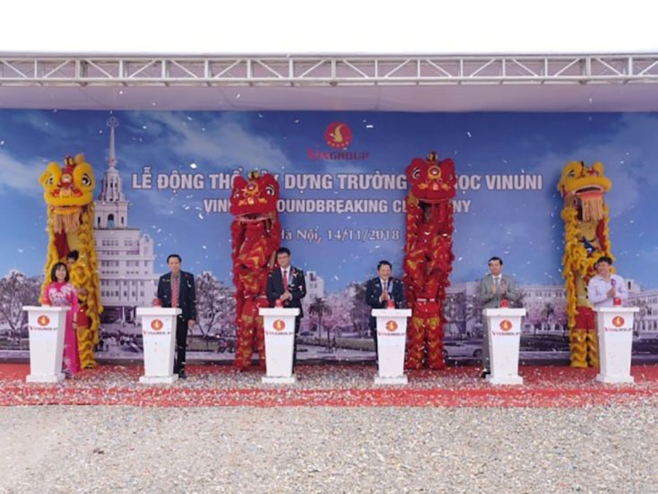 Chính thức khởi công xây dựng đại học quốc tế VinUni