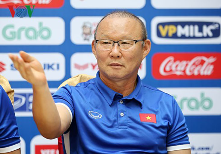 HLV Park Hang Seo khẳng định ĐT Việt Nam sẽ nỗ lực hết mình ở AFF Cup 2018 (Ảnh: Minh Hoàng).
