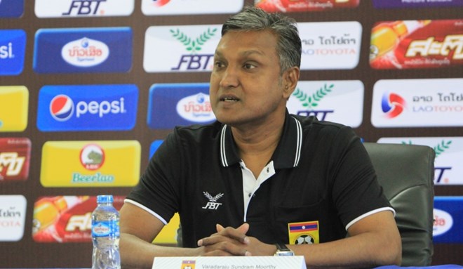 Tân huấn luyện viên trưởng của đội tuyển Lào Varadaraju Sundramoorthy. (Nguồn: sports247.my)