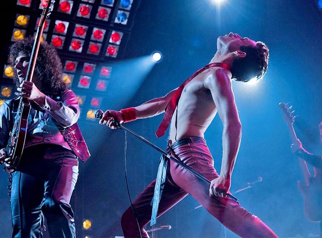 Một cảnh trong bộ phim tiểu sử về nhóm nhạc Queen “Bohemian Rhapsody.” (Nguồn: Twentieth Century Fox)