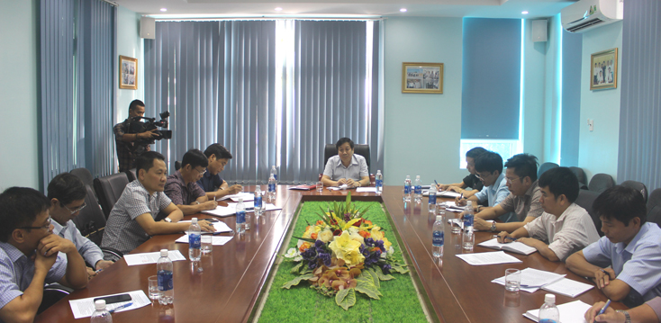 Đồng chí Nguyễn Xuân Quang, Phó Chủ tịch Thường trực kết luận buổi làm việc.