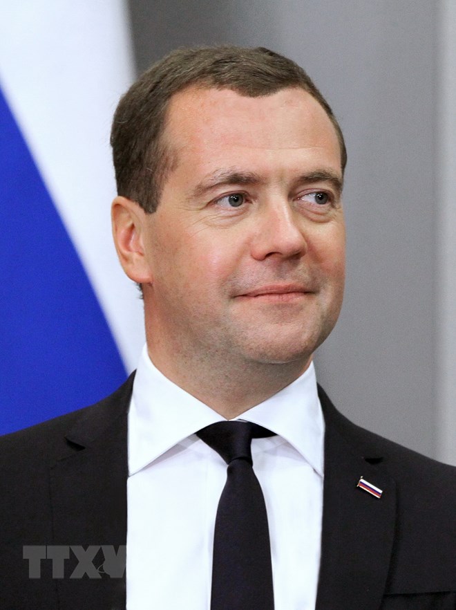 Thủ tướng Liên bang Nga Dmitry Anatolyevich Medvedev. (Ảnh: TTXVN phát)