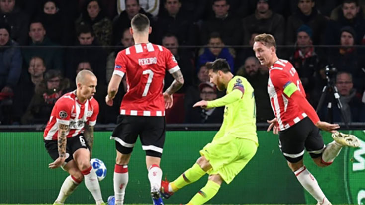 Thắng PSV, Barca chính thức hoàn tất mục tiêu đứng đầu bảng B
