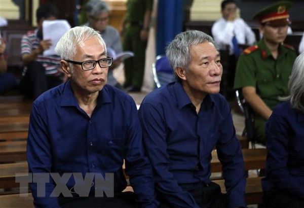 Bị cáo Trần Phương Bình là người đầu tiên trả lời xét hỏi tại phiên tòa ngày 28-11. (Ảnh: Thành Chung/TTXVN)