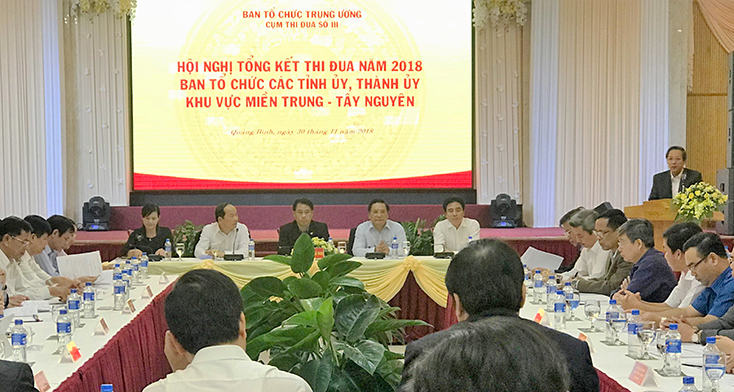 Đồng chí Bí thư Tỉnh ủy Hoàng Đăng Quang phát biểu chào mừng hội nghị.