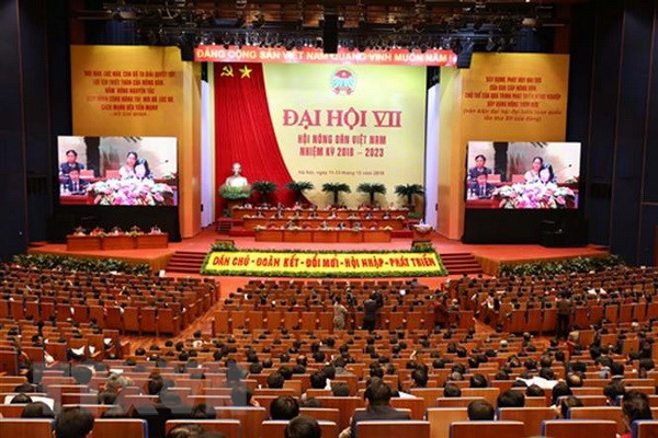 999 đại biểu tham dự Đại hội lần thứ 7 Hội Nông dân Việt Nam