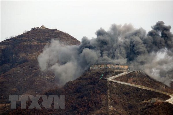 Hàn Quốc xác nhận phá hủy các chốt canh gác biên giới của Triều Tiên