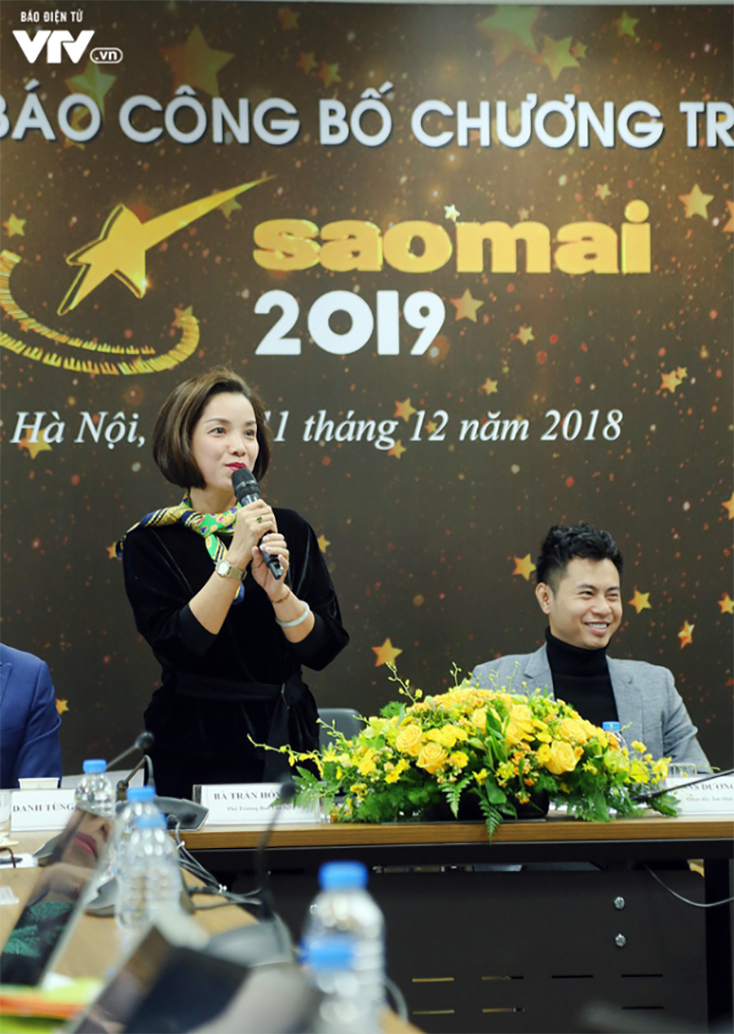  Bà Trần Hồng Hà chia sẻ về những điểm mới của Sao Mai 2019... (Ảnh: VTV)