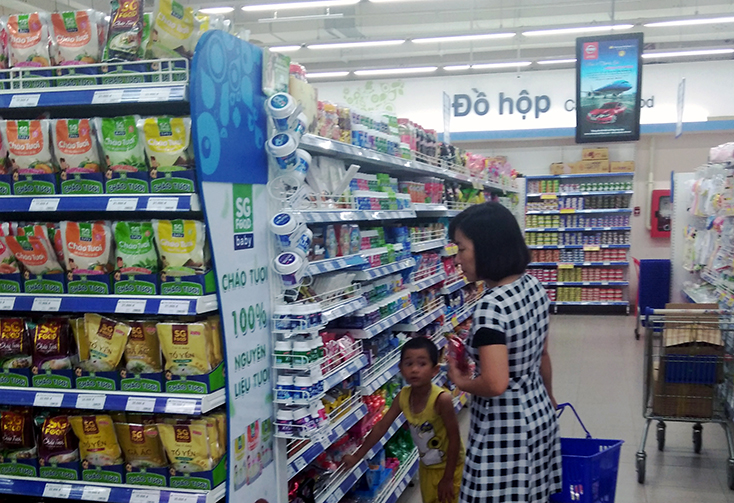 Các mặt hàng được Siêu thị Co.op Mart Quảng Bình cung ứng đầy đủ, chất lượng phục vụ nhu cầu của người tiêu dùng.