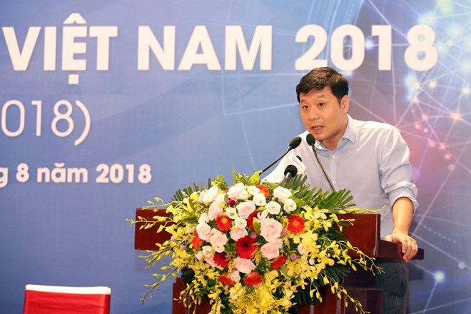 Giáo sư Vũ Hà Văn chia sẻ về Quỹ hỗ trợ nghiên cứu khoa học công nghệ ứng dụng. (Nguồn: CTV/Vietnam+)