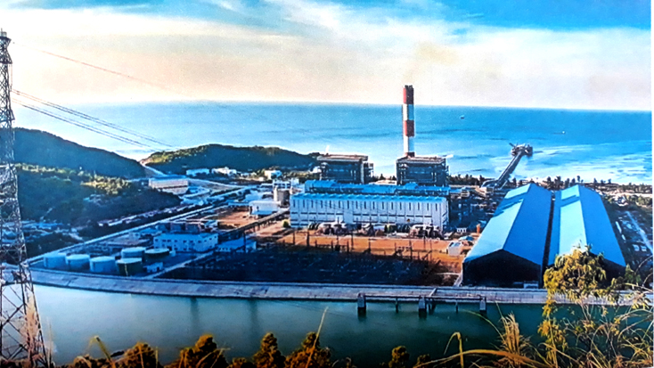 Dự án nhà máy nhiệt điện Quảng Trạch, một trong những dự án trọng điểm mang tính động lực cho cả vùng.