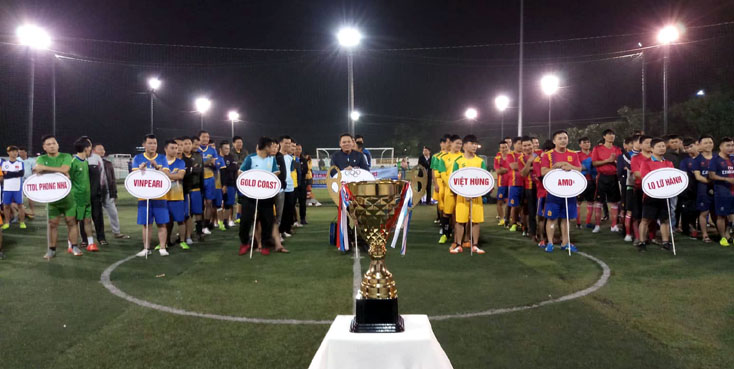 Các đội tuyển tham dự giải bóng đá Cup Hiệp hội Du lịch Quảng Bình