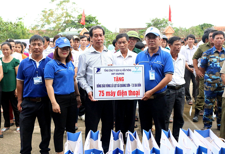 Hoạt động xã hội, từ thiện luôn được VNPT Quảng Bình quan tâm triển khai.