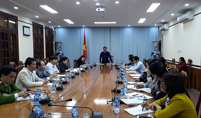 Đồng chí Trần Tiến Dũng, Phó Chủ tịch UBND tỉnh phát biểu chỉ đạo hội nghị