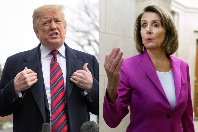 Tổng thống Mỹ Donald Trump và Chủ tịch Hạ viện Nancy Pelosi. (Nguồn: Rolling Stone)